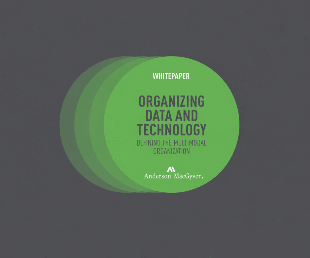 Organizing data and technology whitepaper