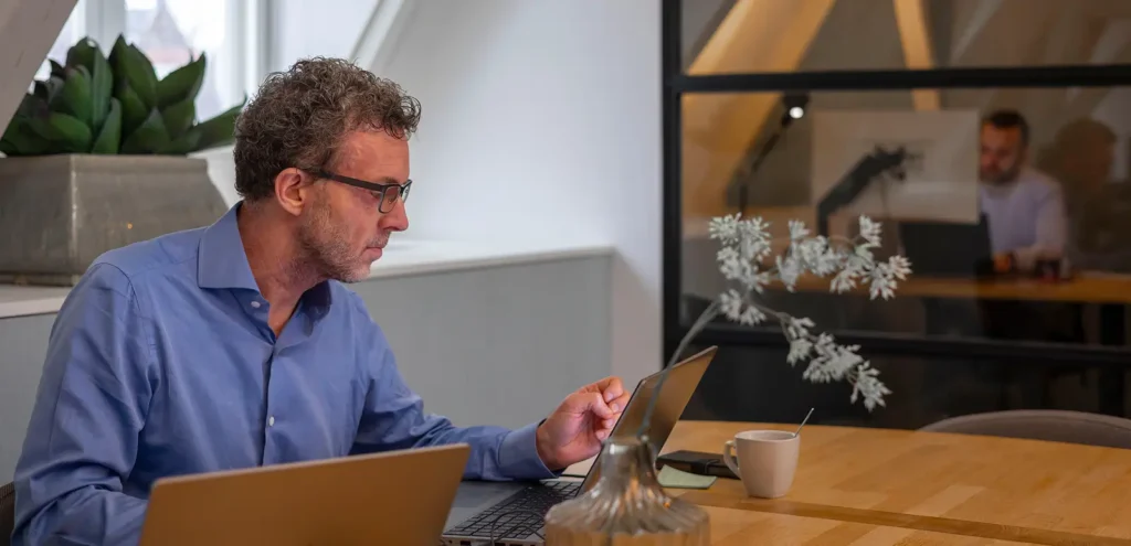 Martijn Heemskerk working
